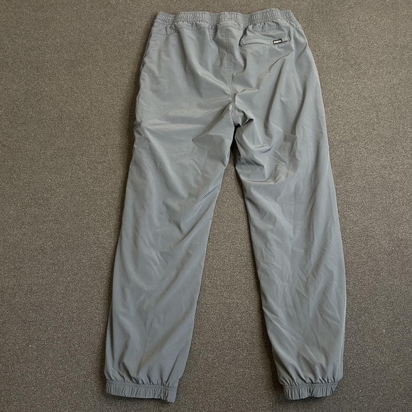 Eddie Bauer Jogger Pants Womens 12 Blue Fleece Lined Hiking Zip Pockets Warm - Picture 3 of 14